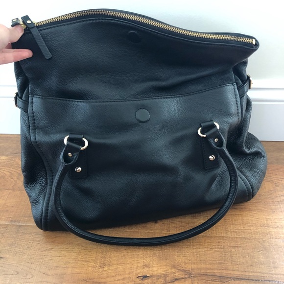 Kate Spade black leather satchel - Picture 4 of 8